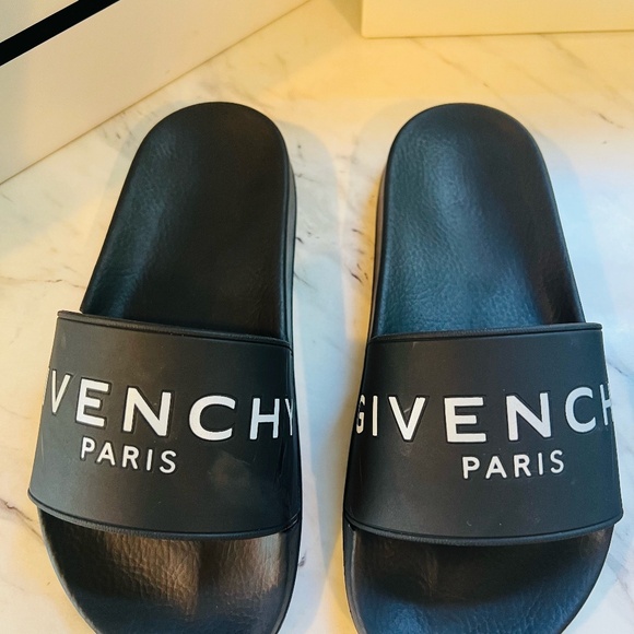 Two Pairs Givenchy Rubber Slides US Size 5 - Picture 9 of 14